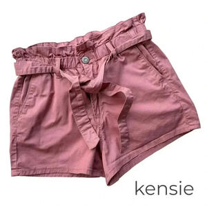 KENSIE | NWOT | PAPER BAG SHORT COTTON HIGH WAISTED | SIZE: 4/27